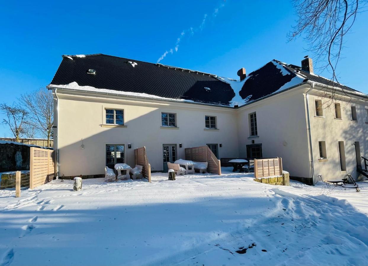 Farmhouse Eckartsberg Im Zittauer Gebirge - Gemuetliche Und Moderne Ferienwohnungen Mit Terrasse Exteriér fotografie