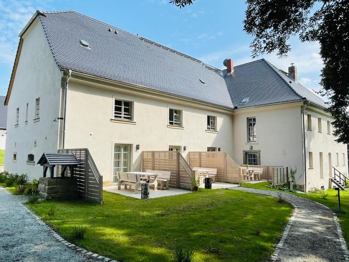 Farmhouse Eckartsberg Im Zittauer Gebirge - Gemuetliche Und Moderne Ferienwohnungen Mit Terrasse Exteriér fotografie